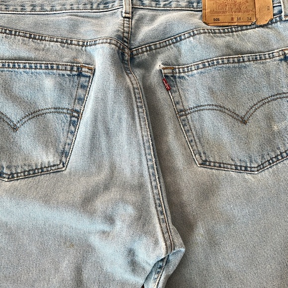 Vintage Mens Levis 501 Denim Jeans 38 x 30 - Picture 5 of 9
